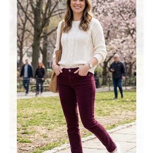 GAP Burgundy  Always Skinny Corduroy